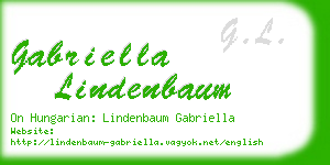 gabriella lindenbaum business card